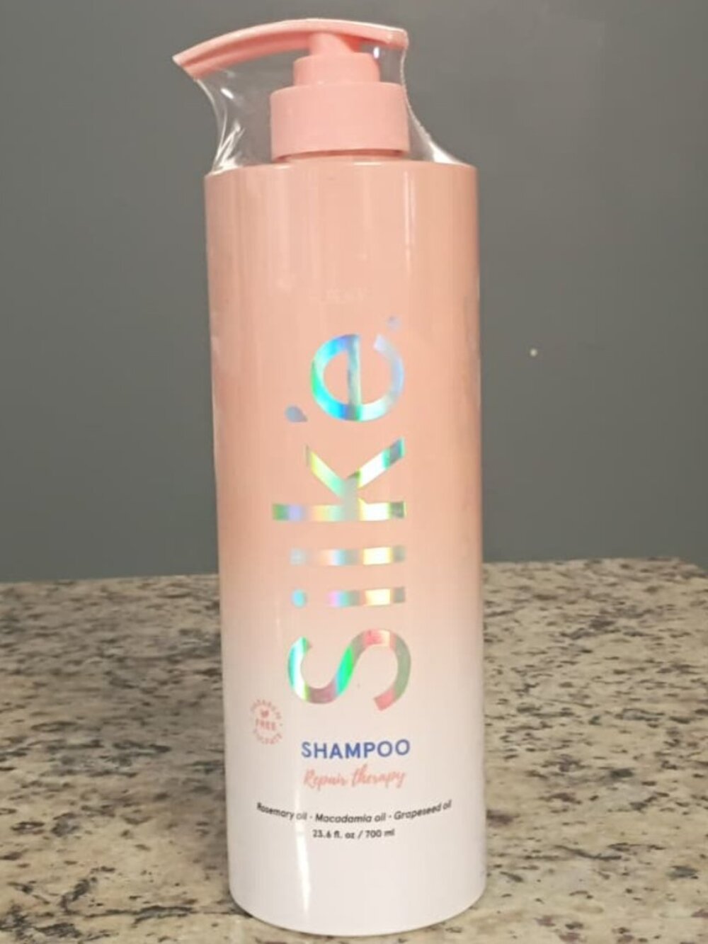 SILK'E SHAMPOO REPAIR THERAPY-ROSEMARY OIL+MACADAMIA OIL+GRAPESEED OIL-23.6fl oz